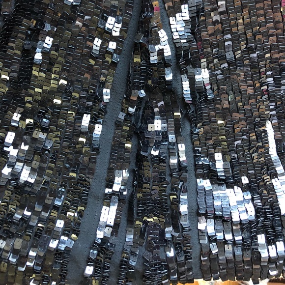 Black sequin mini dress - Picture 5 of 5